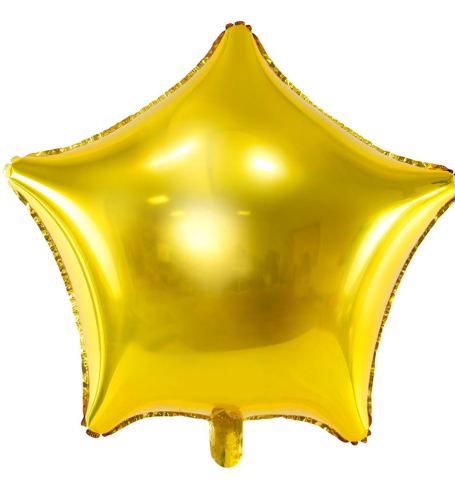 Party balónek - folióvý - Star (1 ks) - BL02-0004