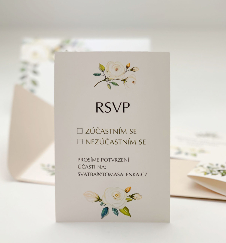 Svatební odpovědní kartička - RS2138
