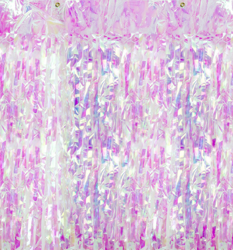 Fotostena - Party curtain, iridescent (1 ks) - ZV4001