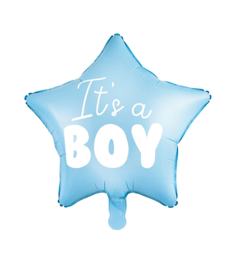 Párty balónik - folióvý - Balloon Star - It's a boy (1 ks) - BL06-0006