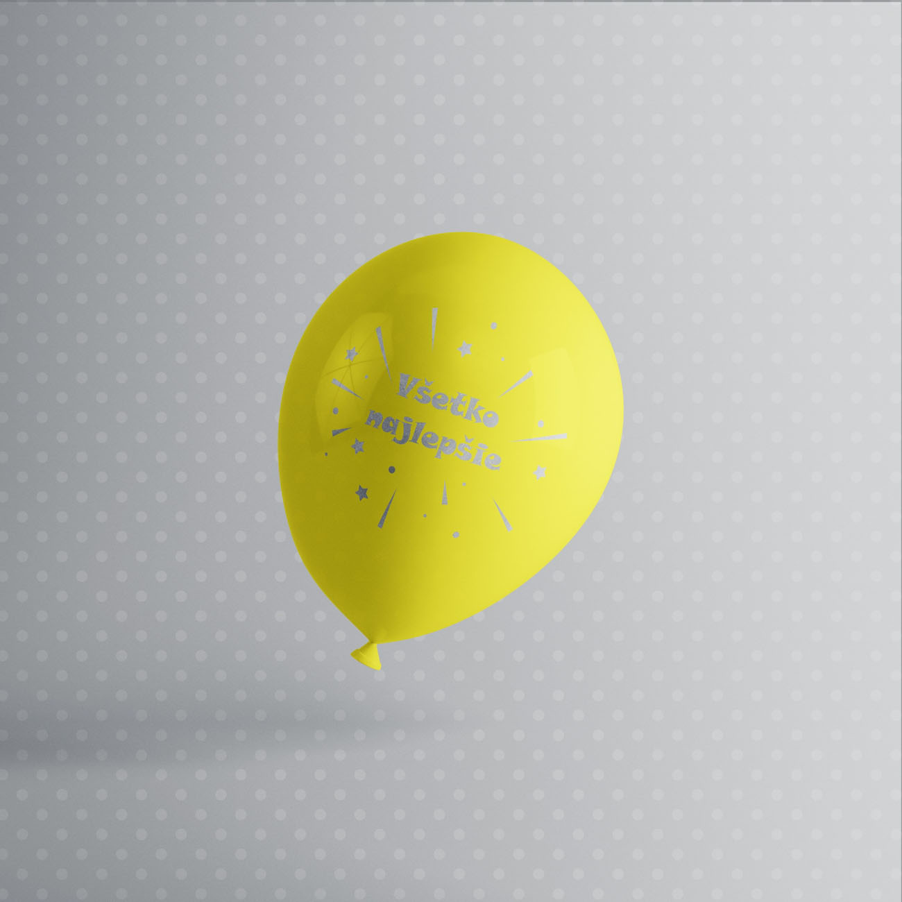 Párty balóniky - mix výraznych farieb (6ks) - BL01-5001