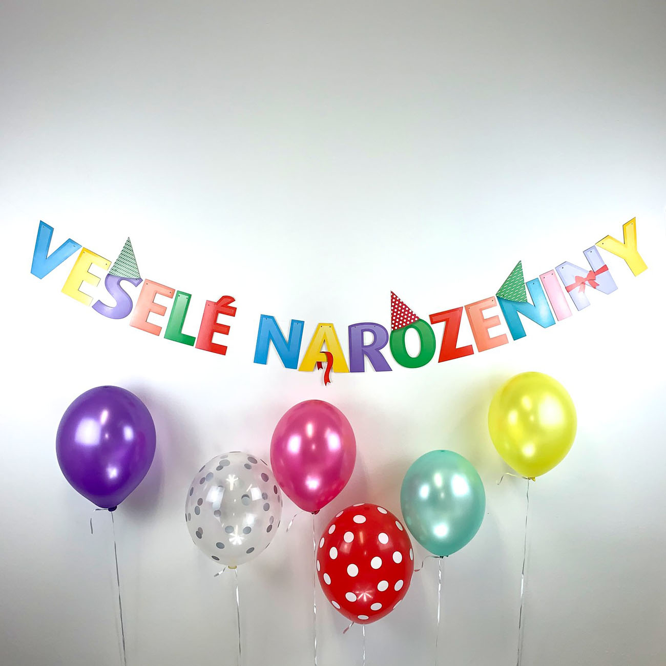 Party girlanda - Veselé narozeniny (1ks) - GR5060