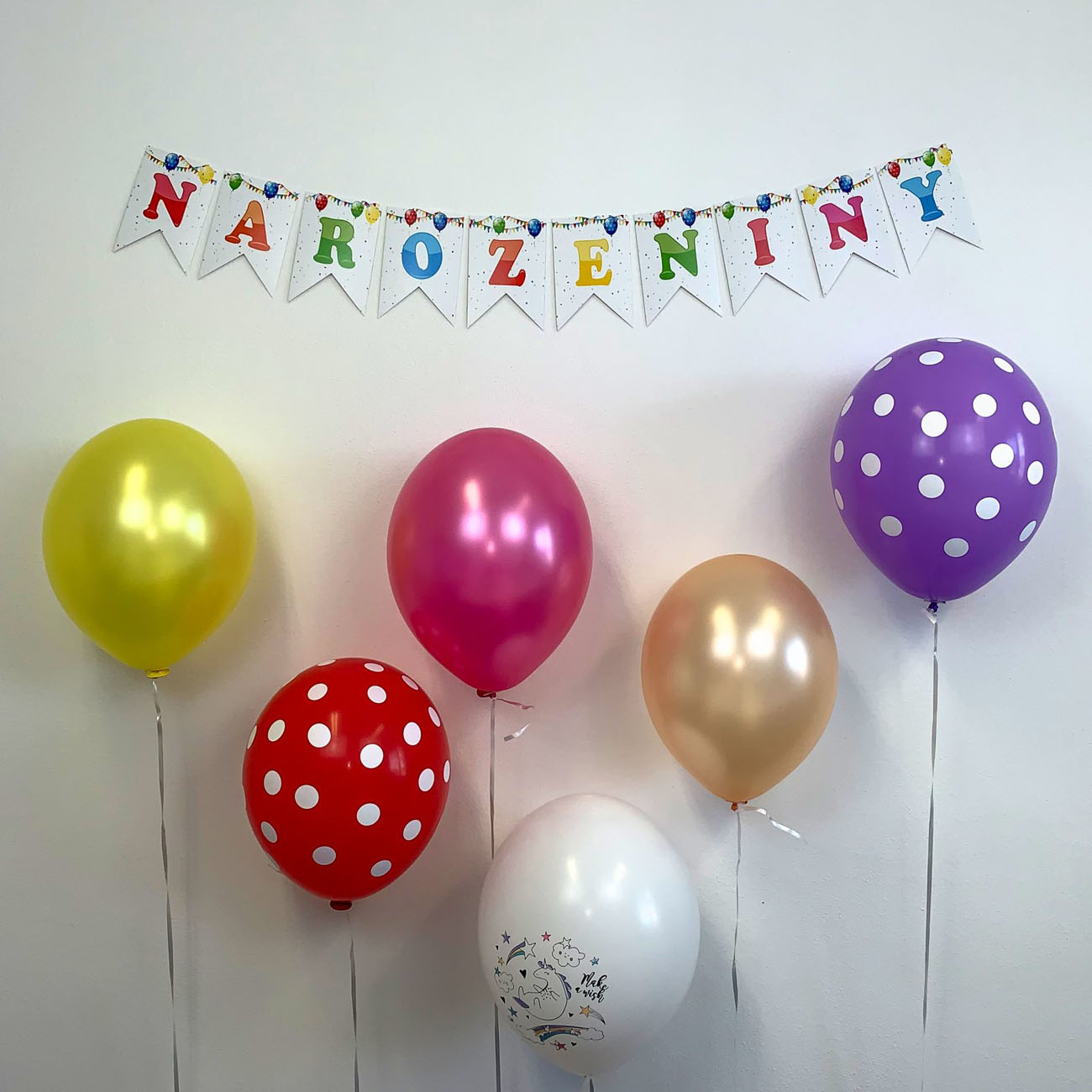 Party girlanda - Narozeniny - vlajky - GR5064