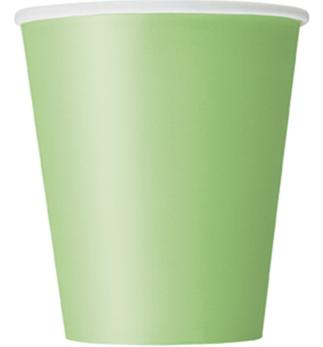 Papírový kelímek Lime green (14ks) - KL5204
