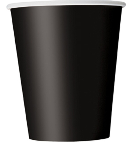 Papierový pohárik Midnight black (14 ks) - KL5206
