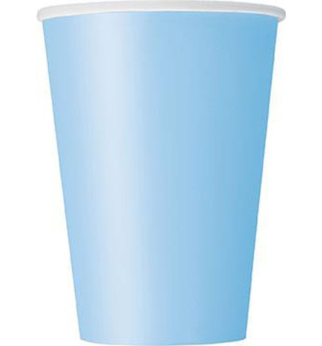 Papierový pohárik Pastelová modrá (14 ks) - KL5209