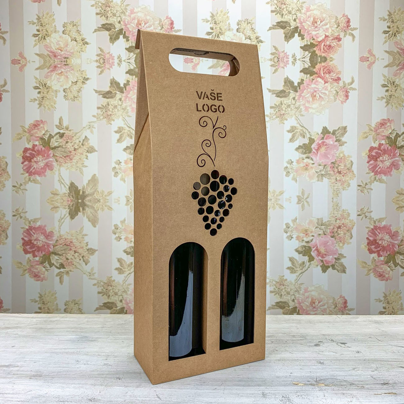 Dárková krabice na dvě vína - K71-5001-90