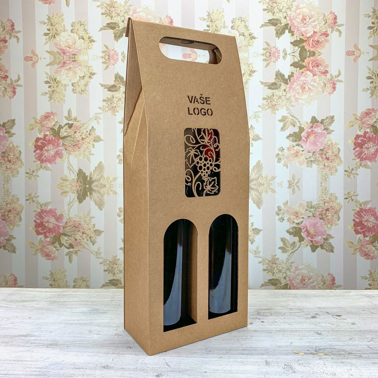 Darčeková krabica na dve vína - K71-5003-90