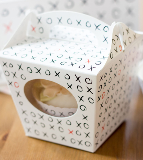 Krabička na cupcake -  Crosses (8 Ks) - K11-5022-01