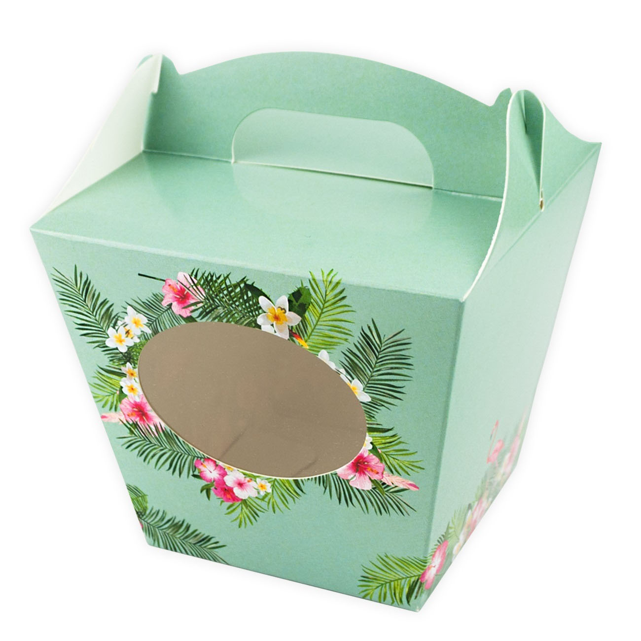 Krabička na cupcake - Flamingos (8 Ks) - K11-5020-01