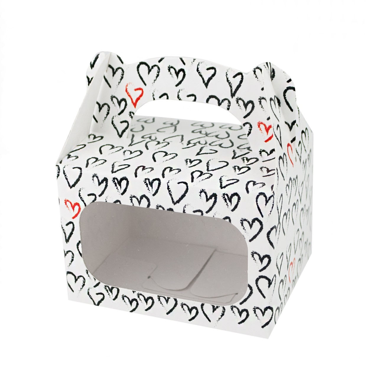 Krabička na makrónky - Hearts - K12-5021-01