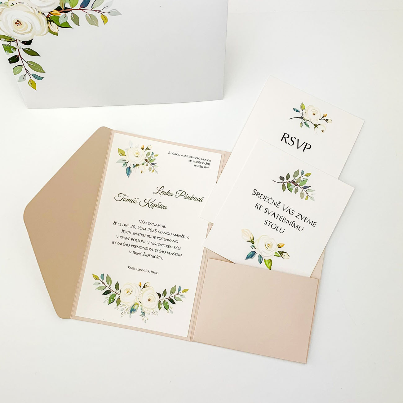 Svatební odpovědní kartička - RS2138