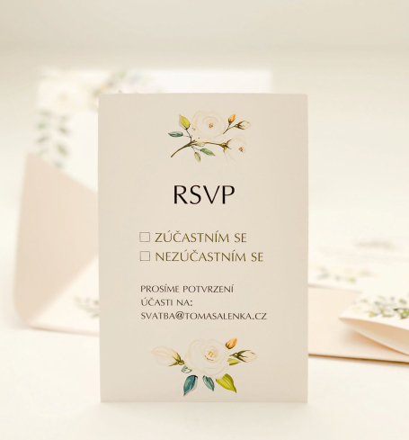 Svatební odpovědní kartička - RS2139