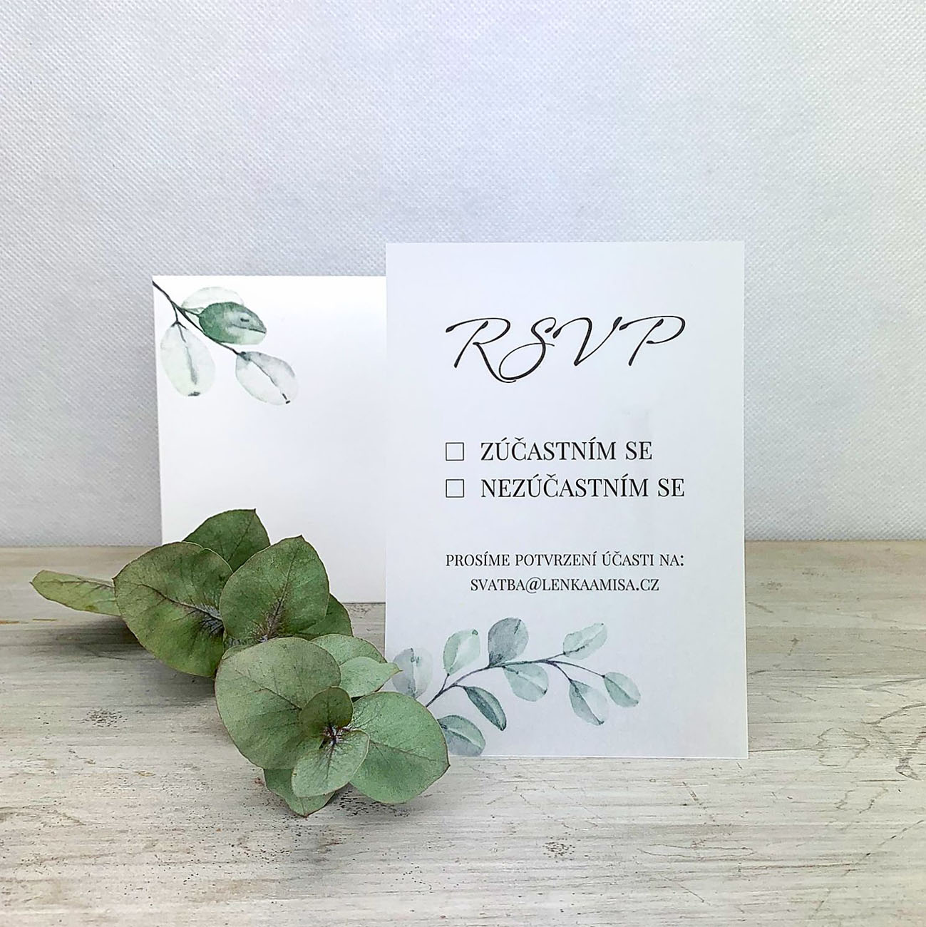 Svatební odpovědní kartička - RS2151