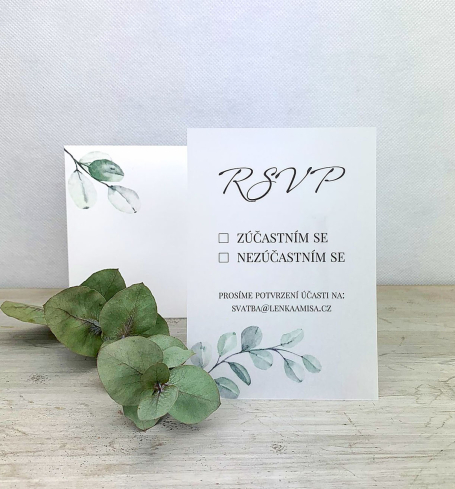 Svatební odpovědní kartička - RS2151
