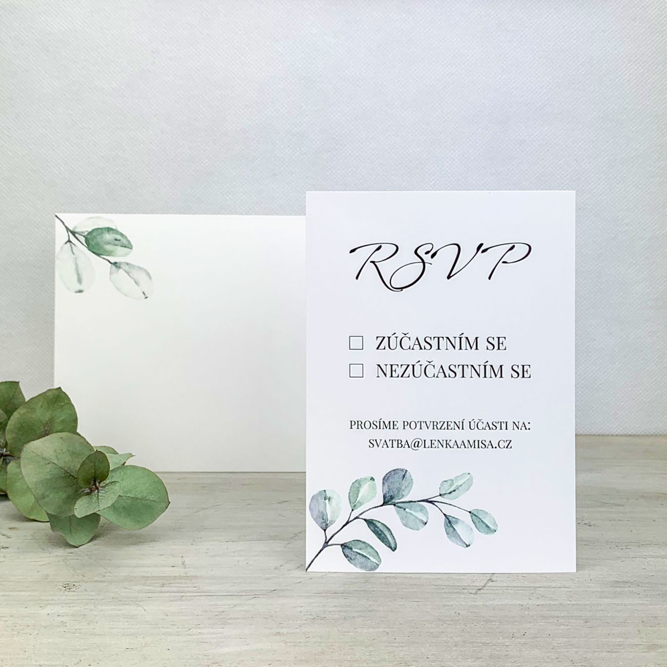 Svatební odpovědní kartička - RS2158