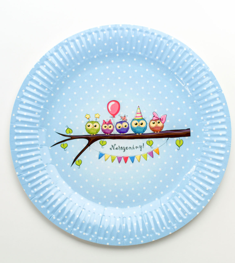 Party papírový talíř (8ks) - TL01-5010A-01