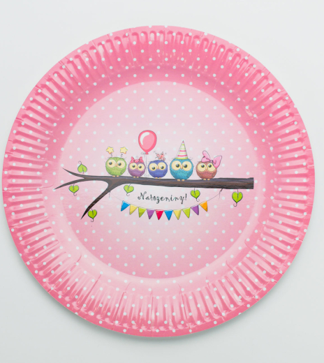 Party papírový talíř (8ks) - TL01-5010B-01