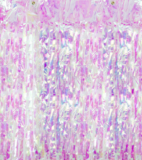 Fotostěna - Party curtain, iridescent (1 ks) - ZV4001