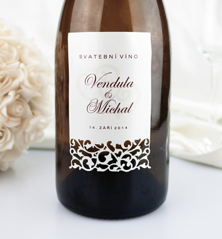 Svatební etikety na víno - ETV07