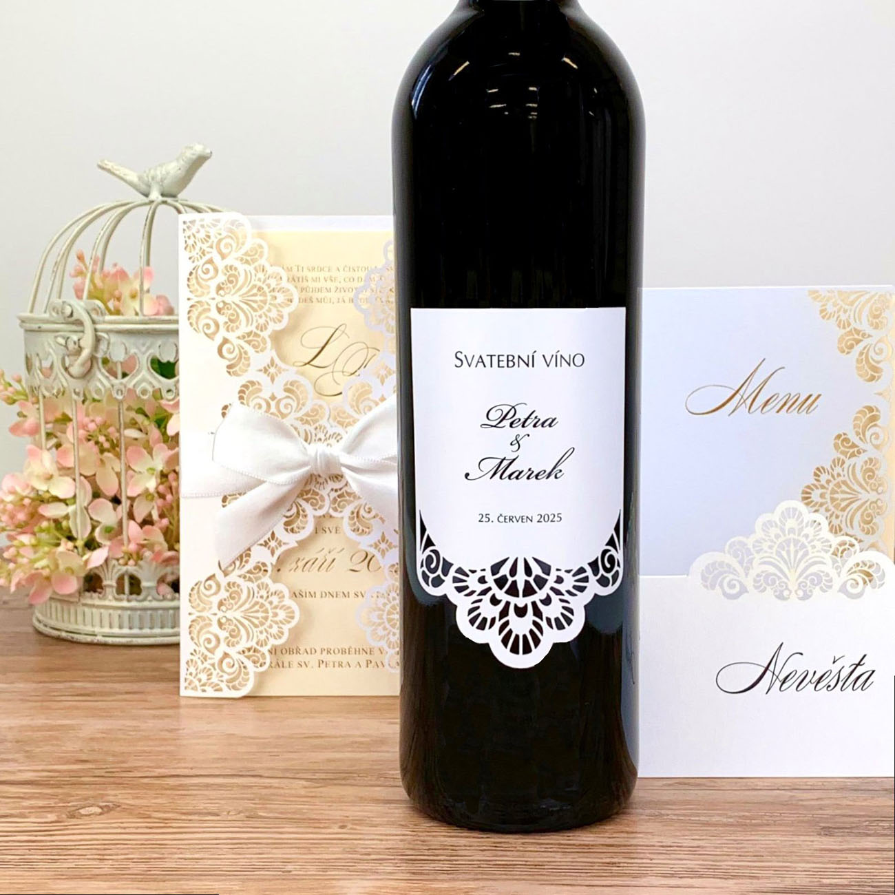 Svatební etiketa na víno - ETV2117
