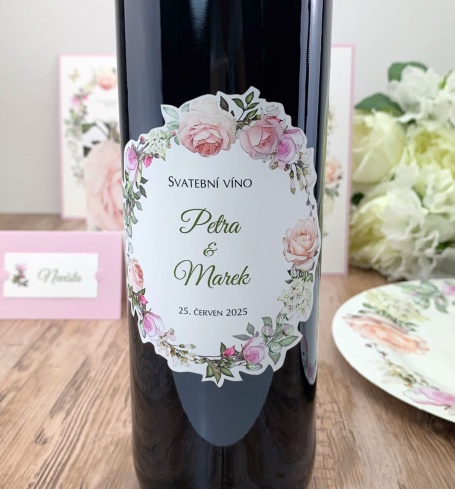 Svatební etiketa na víno - ETV2172