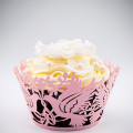 Košíček na cupcake - sada 12 ks - CC1905 - Růžová