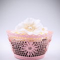 Košíček na cupcake - sada 12 ks - CC2305 - Růžová
