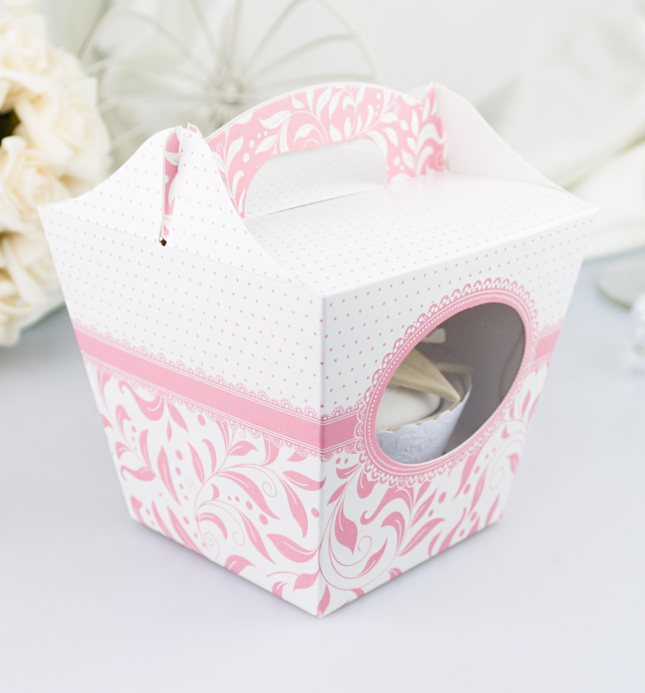 Svatební krabička na cupcake - K11-1003-01