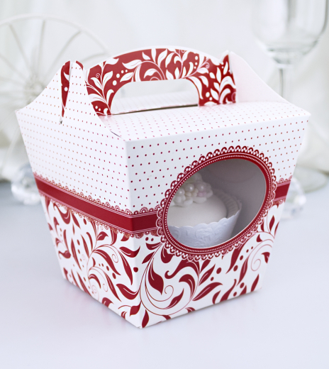 Svatební krabička na cupcake - K11-1008-01