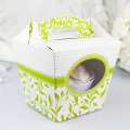 Svadobná krabička na cupcake - K11-1011-01 - Světle zelená