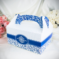Svatební krabička na výslužku K63-1002-01 - Tmavě modrá