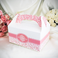 Svatební krabička na výslužku K63-1003-01 - Růžová
