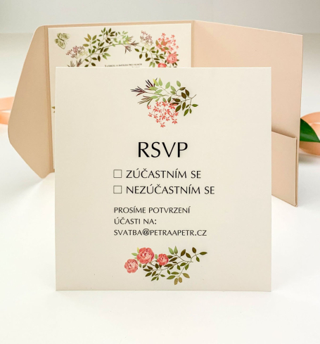 Svatební odpovědní kartička - RS2133