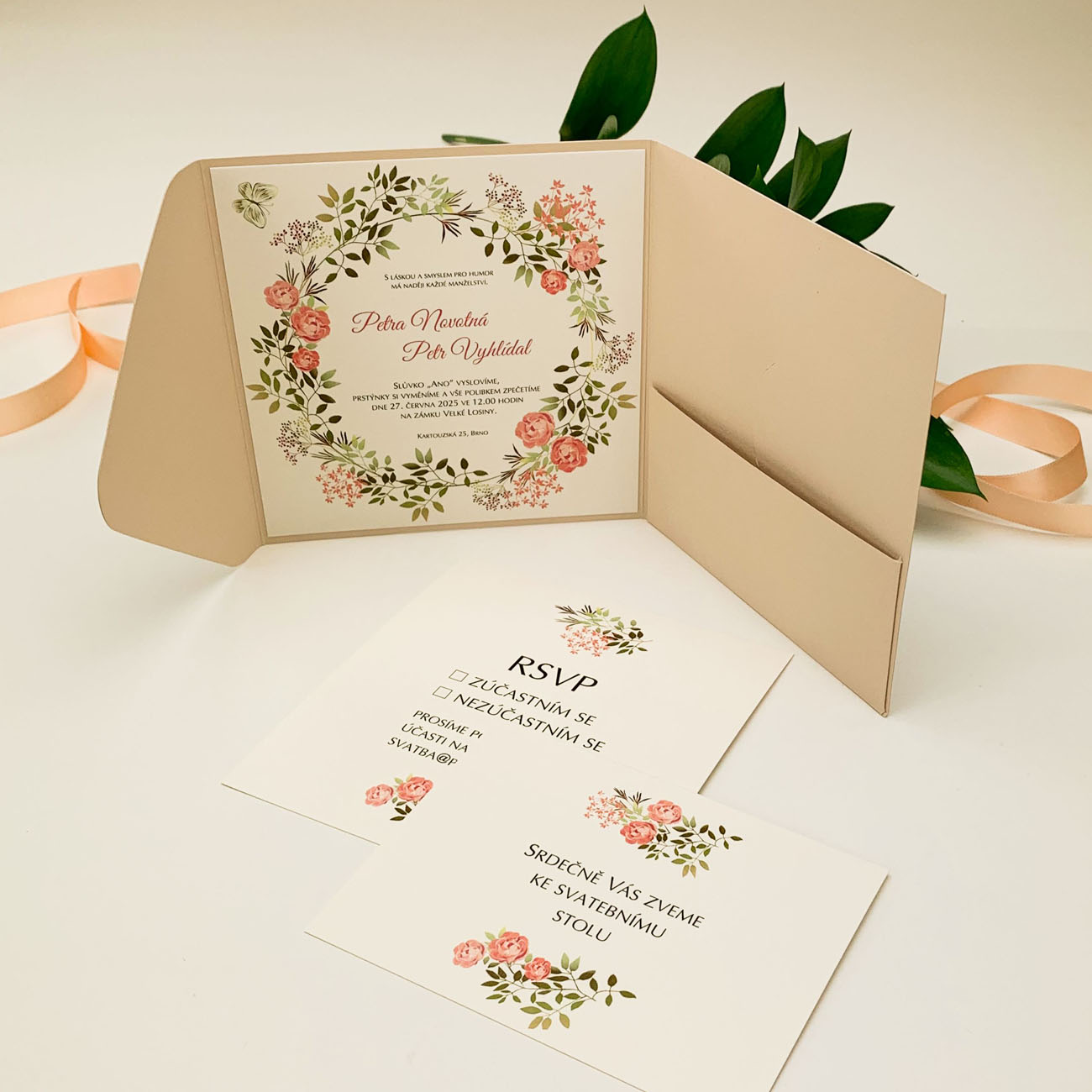 Svatební odpovědní kartička - RS2133