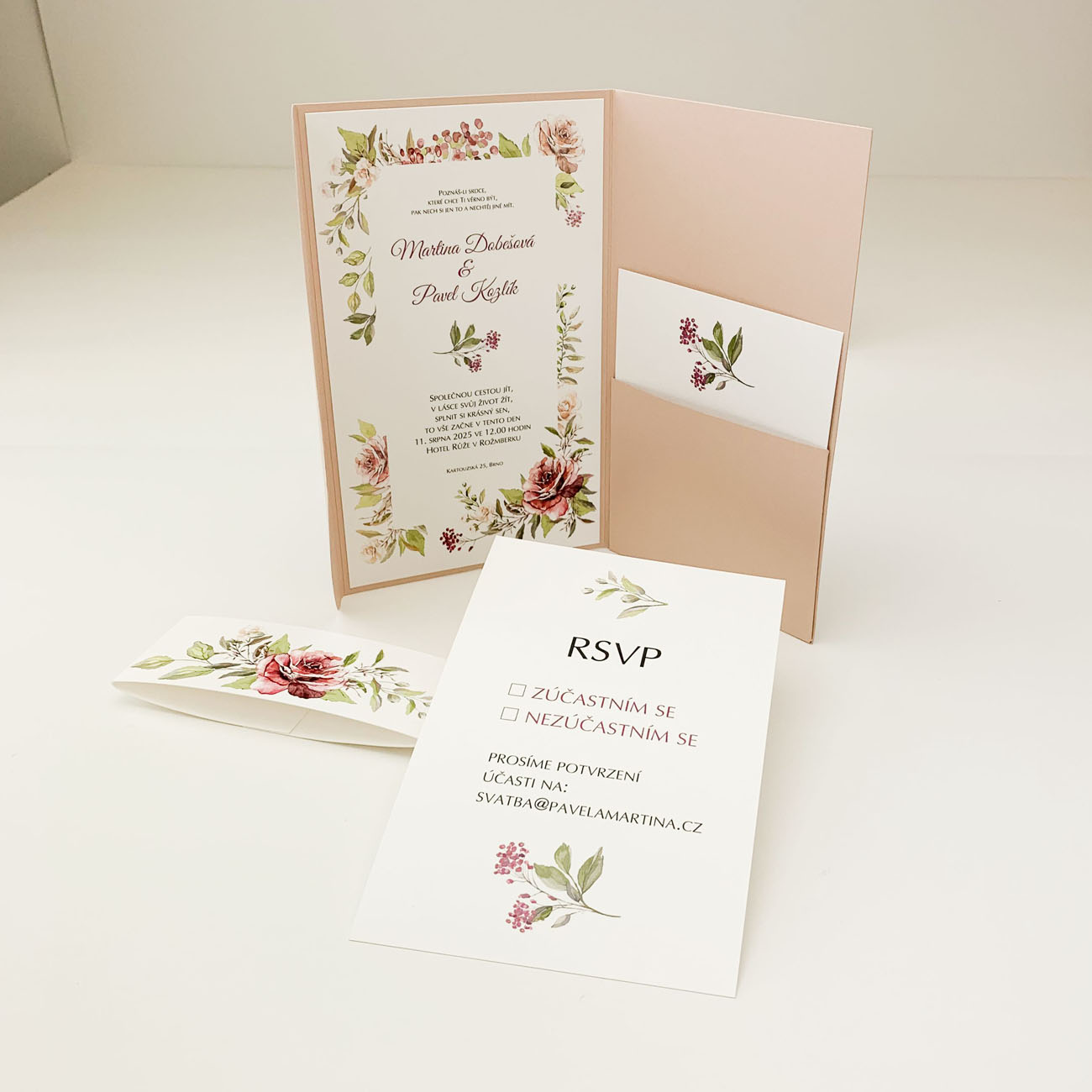 Svatební odpovědní kartička - RS2135