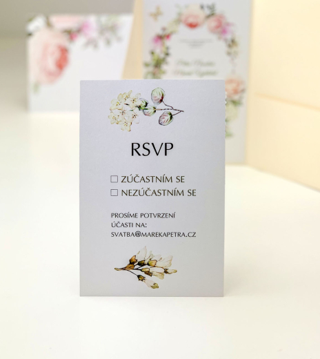 Svatební odpovědní kartička - RS2136