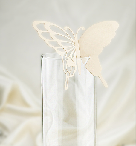 Dekorační motýlek na skleničku – MOT203