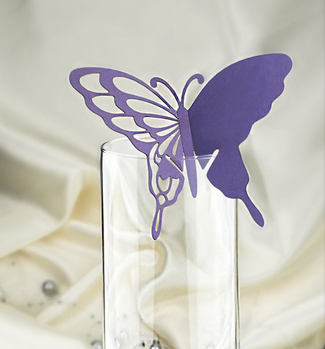 Dekoračný motýlik na pohárik – MOT213